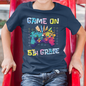 5th Grade T Shirt For Kid Game On 5th Grade Video Game Back To School Gaming 5th Grade