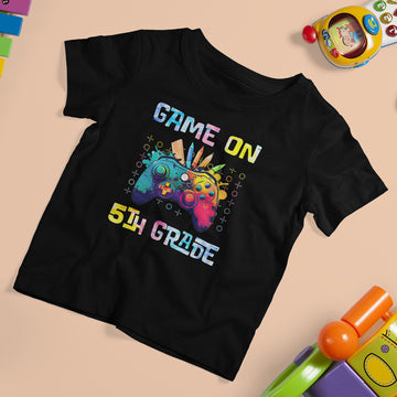 5th Grade T Shirt For Kid Game On 5th Grade Video Game Back To School Gaming 5th Grade