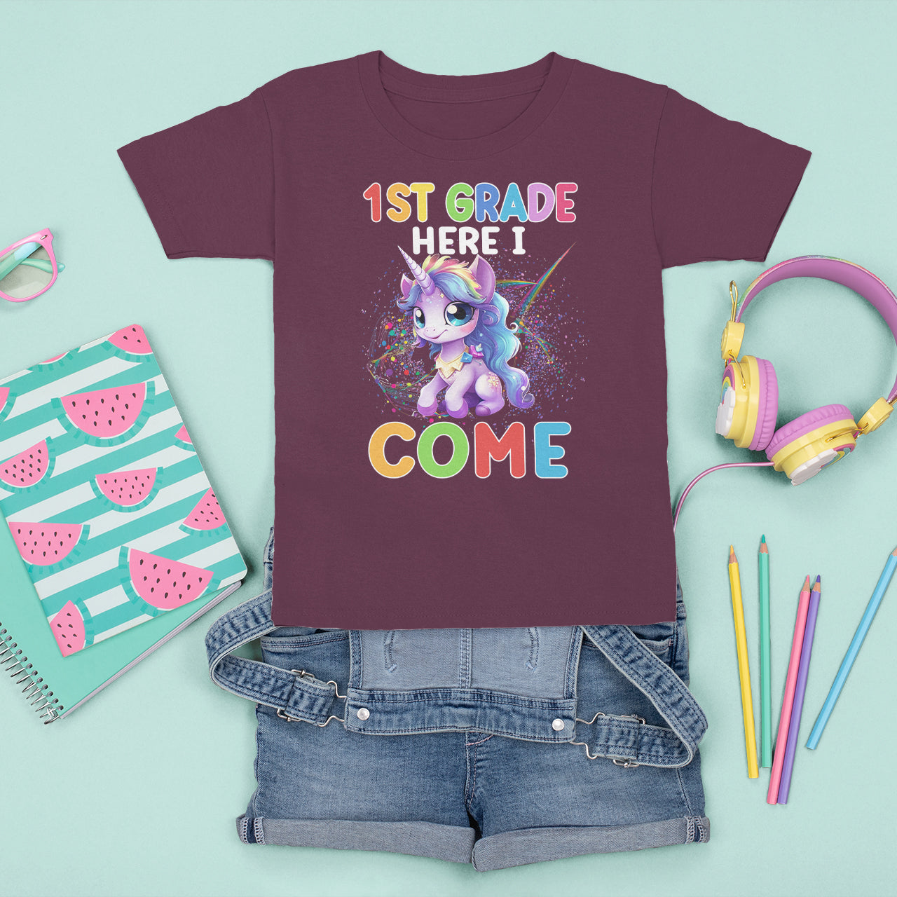 1st-grade-t-shirt-for-kid-back-to-school-1st-grade-here-i-come-unicorn-1st-grade-girls